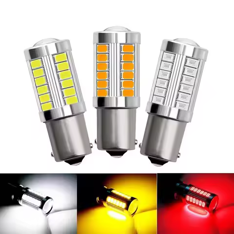2× 1156 BA15S P21W BAU15S PY21W 7440 W21W P21/5W 1157 BAY15D LED Bulbs 5630/33smd CanBus Lamp, Turn 