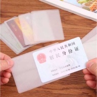 Transparent ATM Card Holder KTP Card Holder Single