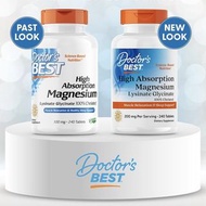 (全新現貨) 美國 Doctor's BEST 高吸收鎂 High Absorption Magnesium Lysinate Glycinate 100% Chelated 240粒 $180 / 
