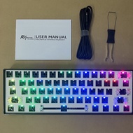 Kit RK61 RGB - Closed Royal Kludge RK61 RGB Mechanical Keyboard Hotswasp 3pin / 5pin 3 Mode bluetooth 5.0, USB 2.4G and C Cable