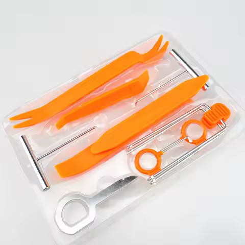 12Pcs plastic car radio panel audio removal installation tool kit for Cadillac XTS SRX ATS Jaguar XF