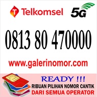 Nomor Cantik Simpati Telkomsel Support 5G Nomer Kartu Perdana 0813 80 470000
