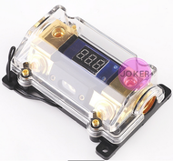 HIGH PERFORMANCE 1 TO 1 / 1 TO 2 CIRCUIT LED DIGITAL DISPLAY FUSE BOX HOLDER CAR AUDIO SYSTEM