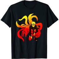 Naruto Shippuden Naruto and 9 Tails T-Shirt Soft Thick Premium