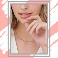 Side initial necklace