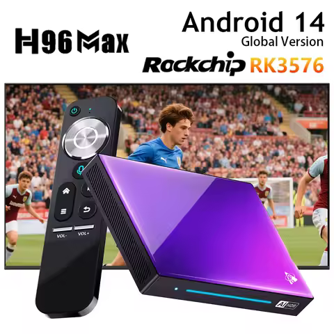 H96 MAX M9 AI Android 14 TV BOX Rockchip RK3576 8-Core 2.4G 5G Wifi6 BT5.4 1000M LAN 8K 4K 120fps 4G
