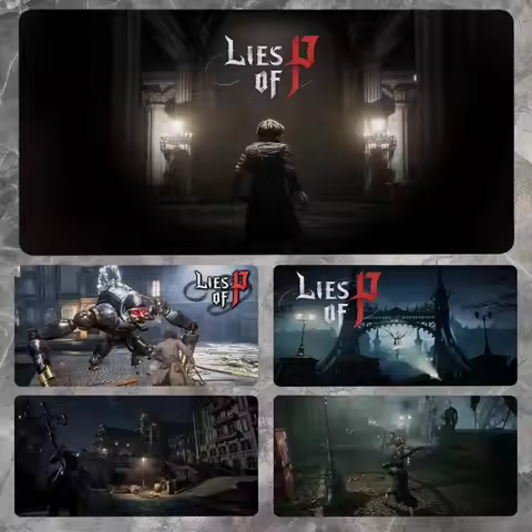 L-Lies Of P Mouse Pad 90x40CM Non-slip Gaming Mousepad Gamer E-Sports Mouse Mat Game Mechanical Keyb