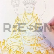 Buddha Statue Copy Picture Album Gold Bodhisattva 32