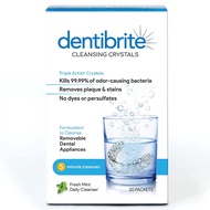 Crystals Cleaner for Removable Dental Appliances - Invisalign Aligners, Retainers, Guards, Dentures,