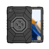 Samsung A27 35cm Tablet PC Silicone Protective Case 360°Rotating Turntable Bracket Children's Strap 