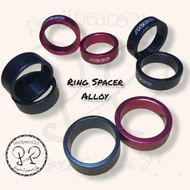 Ring spacer alloy ring spacer neco fork ring spacer height 10mm spacer 12mm