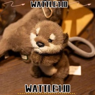 WATTLE1J0 Stuffed Otter Animal, Stuffed Toy Soft Plush Otter Plush Keychain, Portable Animal Shape P