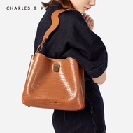 ( Ready stock) CNK Croc Effect Bucket Shoulder Bag