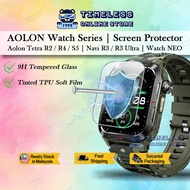 Aolon Tetra R2, R4, S5, Watch NEO, Navi R3 Ultra, Lily Screen Protector, 9H Tempered Glass & Tinted 