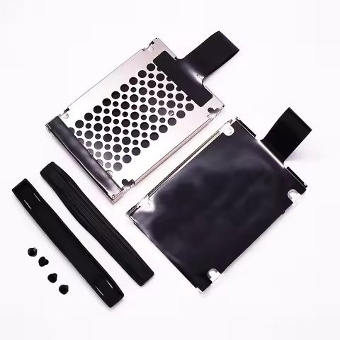 New Hard Drive Bracket Caddy Frame with Rubber Rail Screws 9MM T60 T61 T410 T410S T400 T500 X60 X61 
