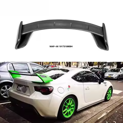 GT86 Carbon Fiber Rear Spoiler for 86 FT86 GT86 FRS BRZ ZN6 ZD6 2013-2019 Trunk Spoiler Lip Guide Wi