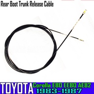 For Toyota Corolla AE80 AE82 AE90 AE91 AE92 AE95 1984-92 rear boot trunk cablex1