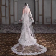 🇹🇼Taiwan Shipping 4m Bridal Veil Veil Wedding Master Wedding Veil Registration Certificate Wedding B