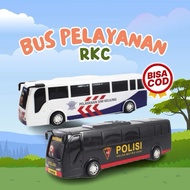 RKC CHILDREN'S TOYS Police Bus Vehicle Toys Police Bus Friction - Police Bus Toys Police Bus VIRALLM