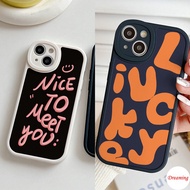 Case for Infinix Hot 11S 10S 10T 11 10 9 Play NFC Note 8 Smart 6 5 Oval Big Eye Soft Phone Case Motif Personalized English Words