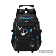 Astronaut Trolley Backpack for Elementary School Boys
