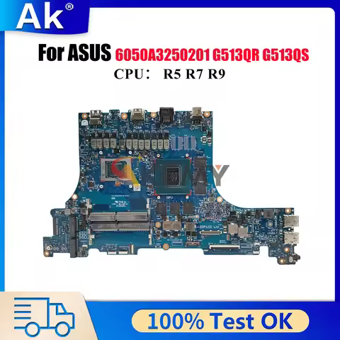 6050A3250201 Laptop Motherboard For ASUS ROG Strix G15 G513Q G513QS G513QM G513QR Mainboard With R5 