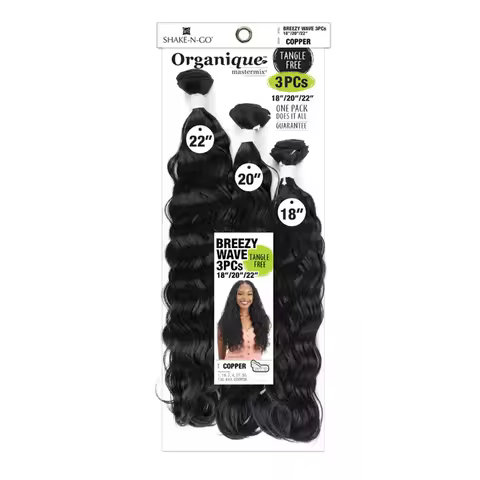 Milky Way Synthetic Weave Organique Breezy Wave 3Pcs (182022")