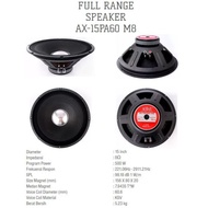 Limited BISA COD - SPEAKER AUDAX 15PA60 FULL RANGE 15 INCH AUDAX 500