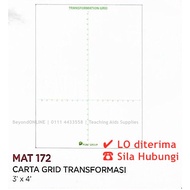 MAT172 Carta GRID Transformasi (3' x 4')