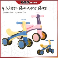 4 WHEEL BALANCE BIKE / 4 RODA BASIKAL BUDAK / SESUAI UMUR 1 - 3 TAHUN