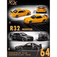 Error404 1/64 Nissan GTR R32 Wide Body Yellow (Resin)
