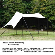 GLAMPING | Sunproof Waterproof Windproof Sunshade Tent