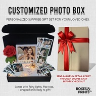 PHOTO BOX - SURPRISE GIFT, ANNIVERSARY GIFT FOR BOYFRIEND, GIRLFRIEND, GIFT for GUYS, GIFT SET