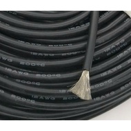Dây điện vỏ silicon 2AWG đến 6AWG chống cháy chịu nhiệt cao chịu tải cao(đỏ hoặc đen)