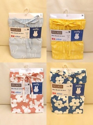 【全新M碼】Miffy x Uniqlo AIRism透氣布料7分家居褲