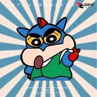 Crayon Shin-Chan Dynamic Superman Refill Hahaha Creative Car Sticker Car Motorcycle Sticker Decorati
