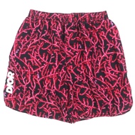 DIOR Homme 483C102B6077 100% 真絲海馬圖案印花短褲，飾有品牌標誌紐扣和紐帶門襟，粉紅色和黑色，S 碼，意大利製造，正品，男士