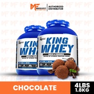 COMBO Muscle Kingdom King Whey 4 lbs/ 1.8 kg /71 servings x 2 Unit Protein Fitness Supplement
