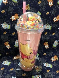 ❤️迪士尼❤️小熊維尼吸管飲料杯  韓國大創維尼系列