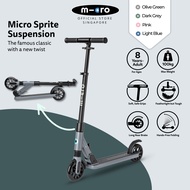 Micro Sprite 2-Wheel Suspension Scooter | Shock Absorbing, Smooth Ride | Micro Scooter