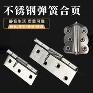 Self-Closing Door Hinge Screen Door Car Window Shade Wooden Door Rebound Hinge Stainless Steel Sprin