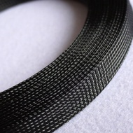 60/70/80/100mm Tight Braided PET Expandable Sleeving Cable Wire Sheath Harness Line Protector Cover Sheath-1/2/5Meter
