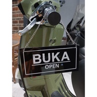 Acrylic signage open-close/ open-close/