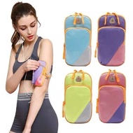 ((Ready Stock) Sports Arm Bag Mobile Phone Arm Bag Running Outdoor Unisex Arm Cover Fitness Wrist Bag Arm Bag Cover Elderly Phone 4.22