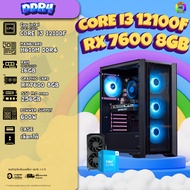 BONMECOM2 คอมประกอบ / CPU i3 12100F / RX 7600 8GB / Case เลือกแบบได้ครับ