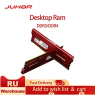 JUHOR Ram DDR4 DDR3 4GB 1600MHz 8GB 2133MHz 2666MHz 2400MHz 16GB 3000MHz Memoria Memory Desktop Dimm With Heat Sink