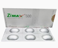 Zimax 500 mg Tablet. Zimax 500 mg 1 pata Tablet - জিম্যাক্স ৫০০ মি.গ্রা. ট্যাবলেট. Ready Stock.