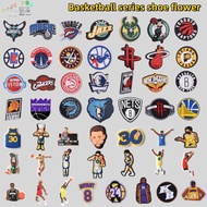 Basketball Series Jibbitz for Crocs NBA Team LOGO Design Crocs Jibbitz Shoes Accessories Buckle Char