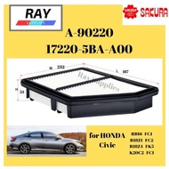 A-90220, A90220 17220-5BA-A00 HONDA CIVIC 1.6 FC5 CIVIC 1.8 ,CIVIC 2.0 (FC1 RB6, FC1 K20C2 , FC2 R18