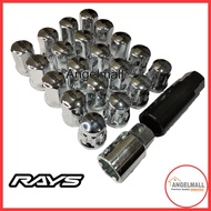 Rays nut Racing Wheel Nut Short Steel Heavy Duty Tyre Rays Nut M12xP1.5/1.25 20pcs